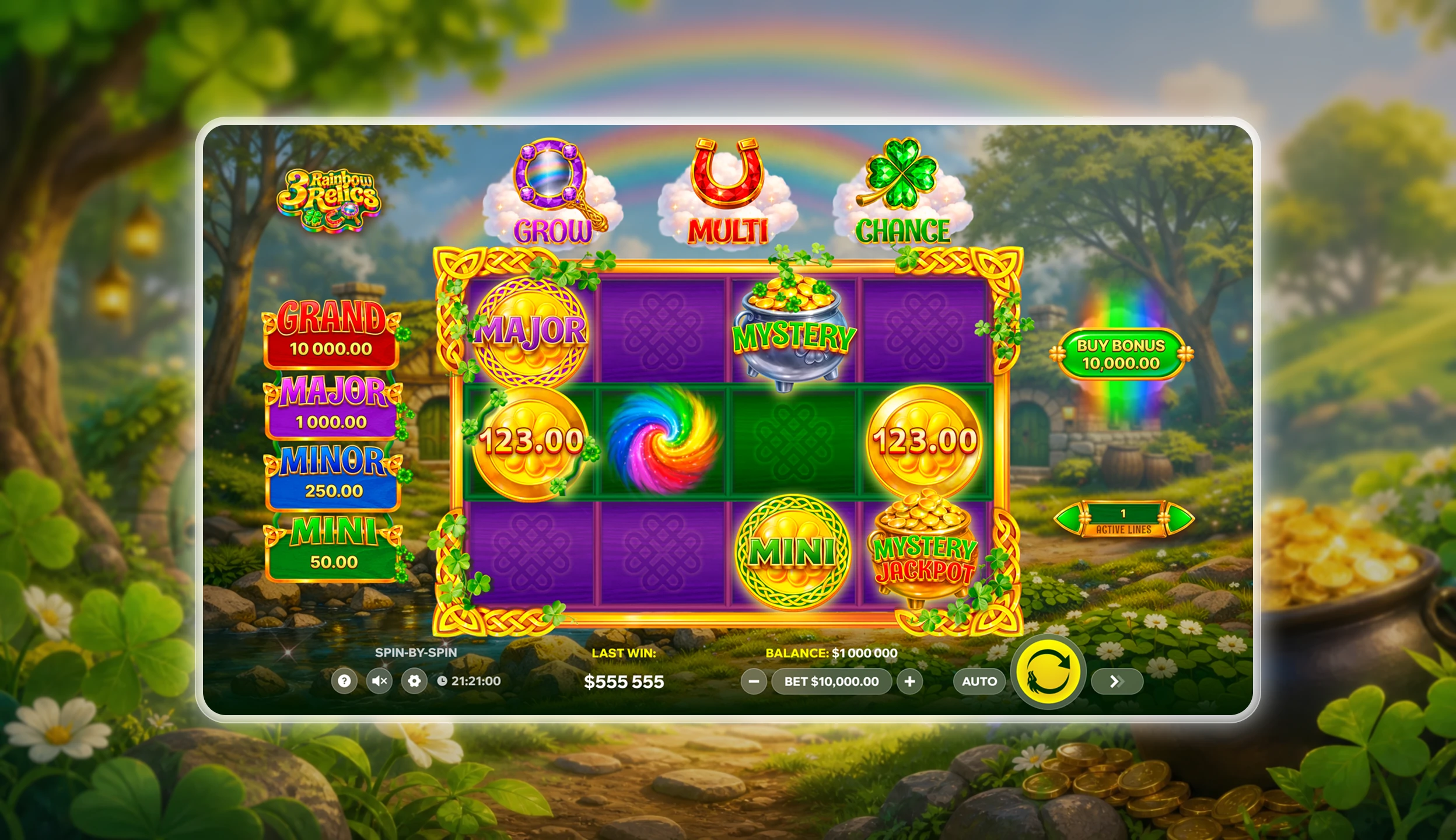 3 Rainbow Relics