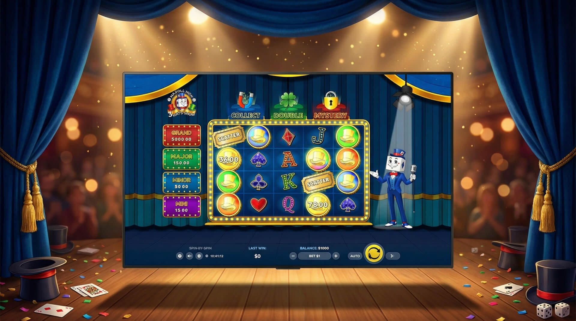 Mr. Roll High 3 Hats Show